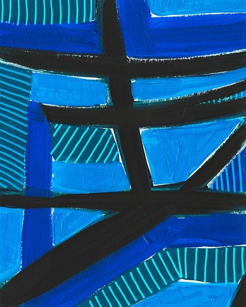 Involved Blues I Poster Print - Regina Moore