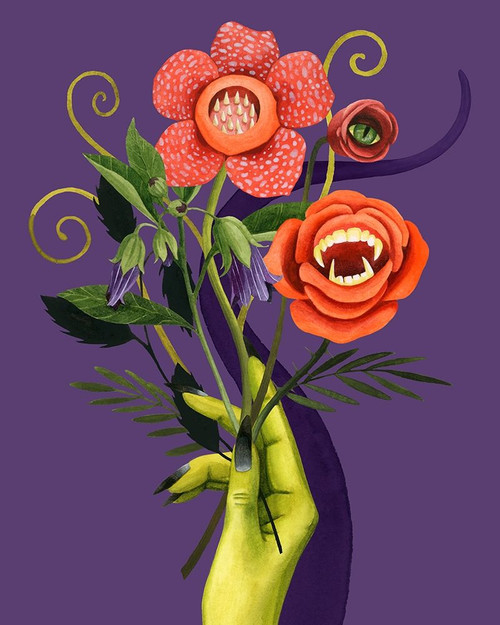 Monstrous Plants II Poster Print - Grace Popp