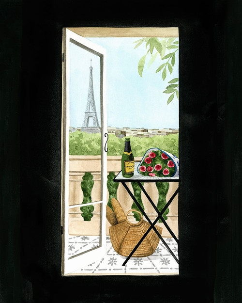 Terrace in Paris I Poster Print - Grace Popp