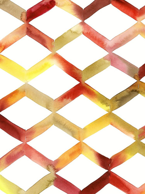 Sunshine Chevron I Poster Print - Grace Popp