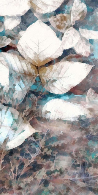 Neutral Summer Leaves V Poster Print - Alonzo Saunders