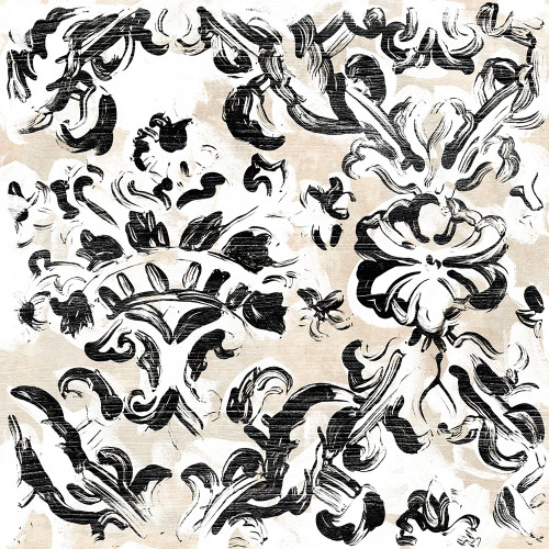 Parchment Brocade VI Poster Print - June Erica Vess