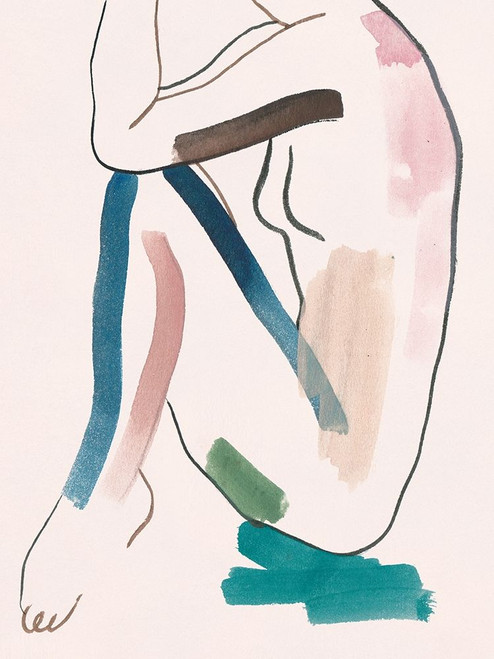 Seated Female Figure VI Poster Print - Melissa Wang