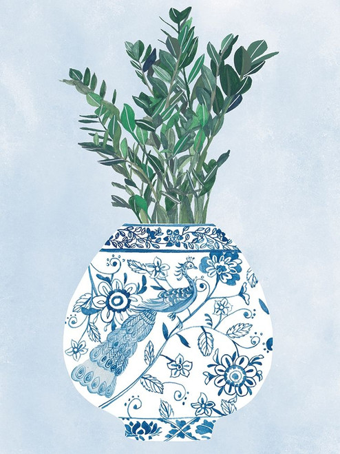 Moonlight Vase I Poster Print - Melissa Wang
