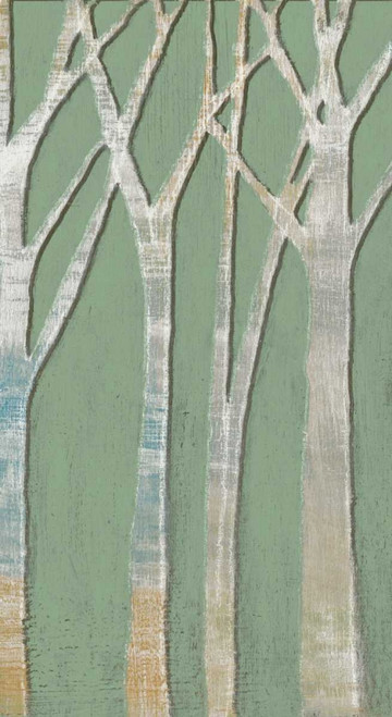 Birchline Triptych III Poster Print - Jennifer Goldberger
