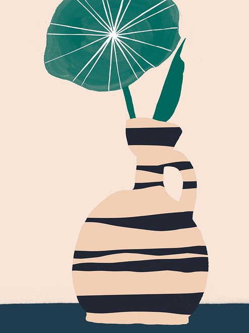Dancing Vase With Palm IV Poster Print - Melissa Wang