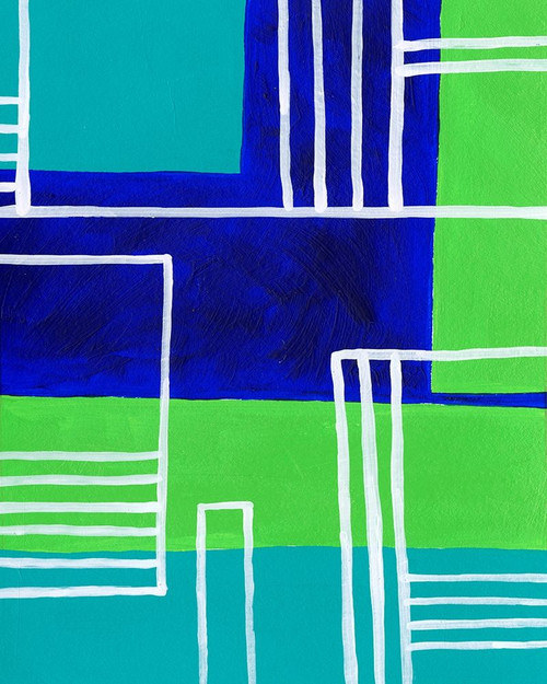 On the Line IV Poster Print - Regina Moore