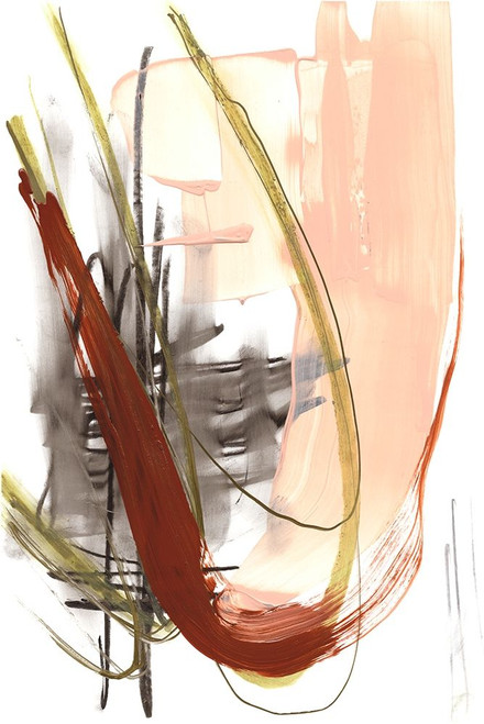 Scraped II Poster Print - Jennifer Goldberger