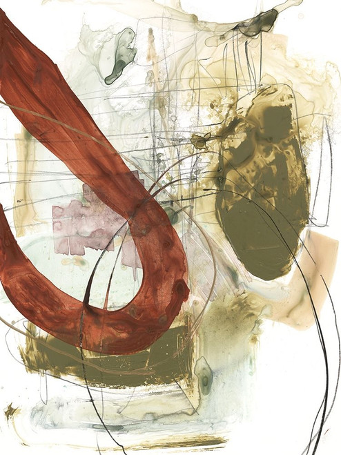 Rusted Loops I Poster Print - Jennifer Goldberger