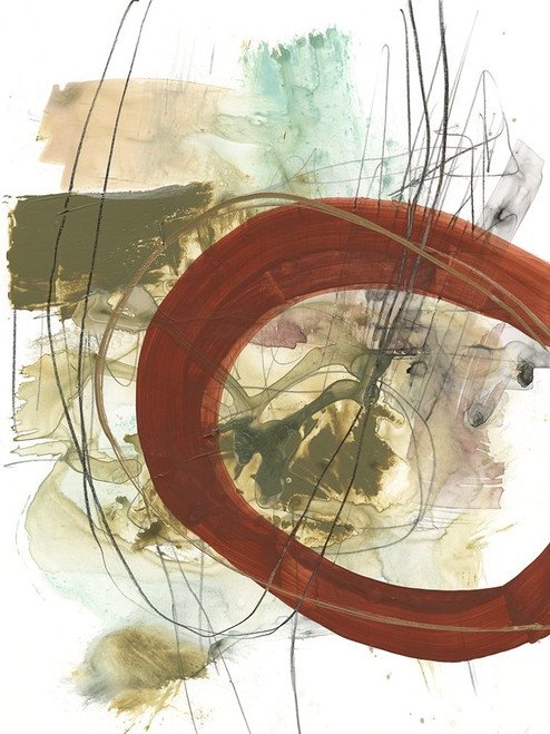 Rusted Loops II Poster Print - Jennifer Goldberger