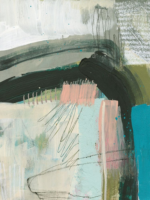 Layering Marks I Poster Print - Jennifer Goldberger