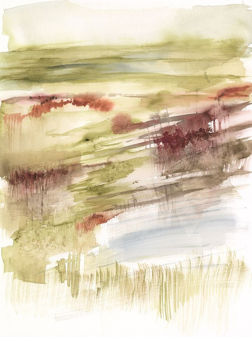 Abstract Flower Horizon II Poster Print - Jennifer Goldberger