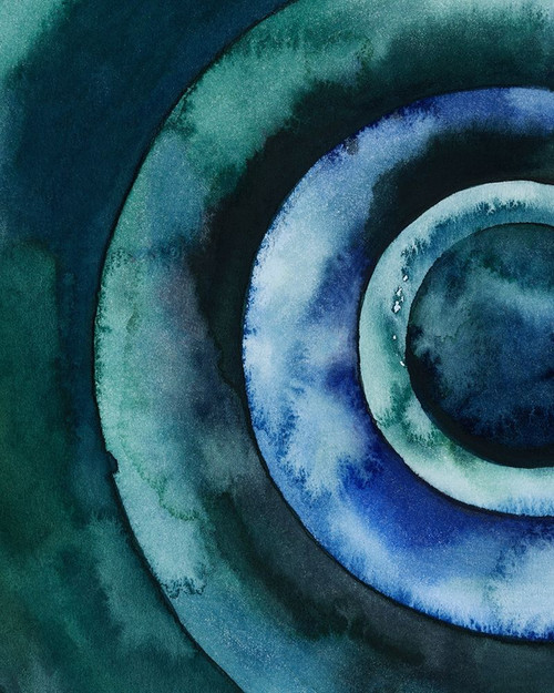 Cobalt Vortex I Poster Print - Grace Popp