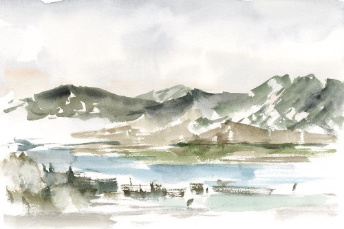 Snow-capped Mountain Study II Poster Print - Ethan Harper