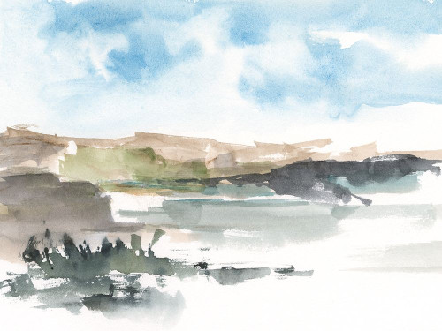 Western Lake Study I Poster Print - Ethan Harper