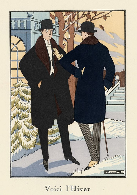 Mens Fashion II Poster Print - Laura DeNardo