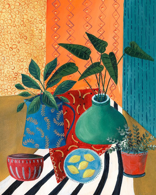 Colorful Tablescape II Poster Print - Regina Moore