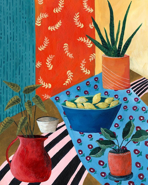 Colorful Tablescape I Poster Print - Regina Moore