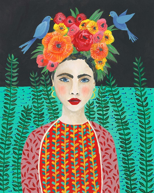 Frida Headdress II Poster Print - Regina Moore