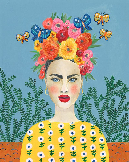Frida Headdress I Poster Print - Regina Moore