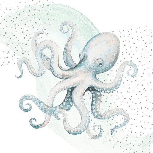 Ocean Octopus Poster Print - Patricia Pinto
