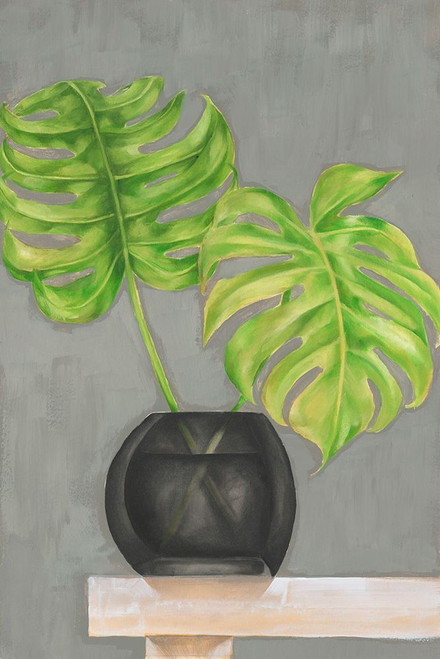 Frond in Vase I Poster Print - Jennifer Goldberger