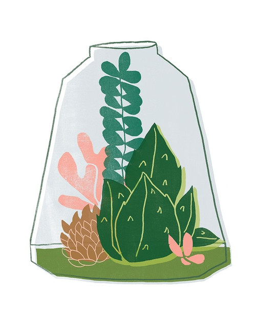 Terrarium Cameo IV Poster Print - June Erica Vess