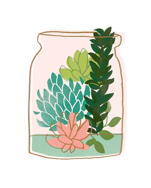 Terrarium Cameo VIII Poster Print - June Erica Vess