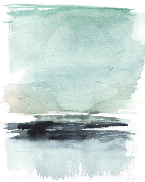 Teal Moor I Poster Print - Jennifer Goldberger