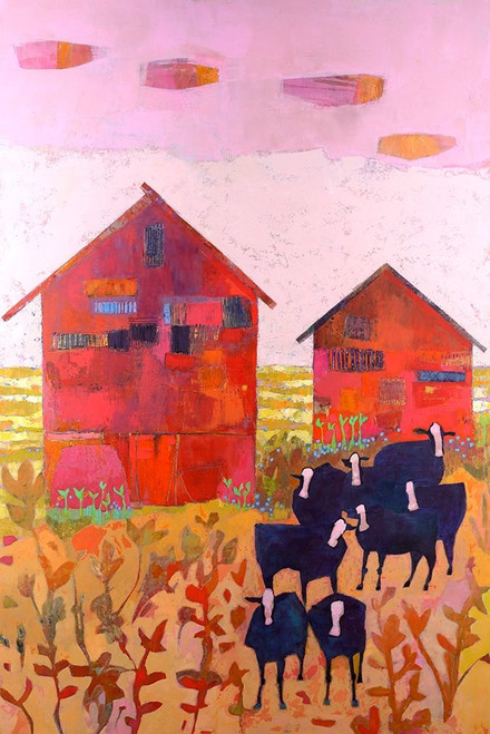 Orland Barns Poster Print - Sue Jachimiec