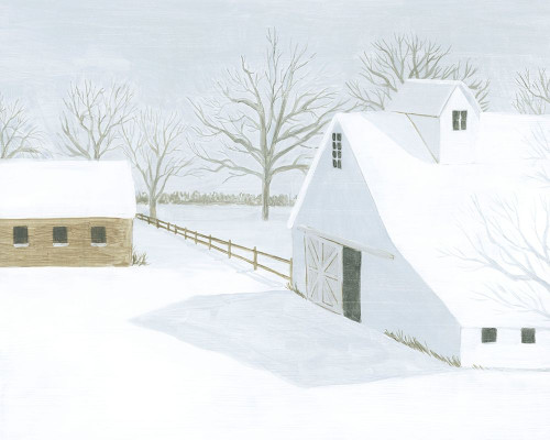 Whiteout Farm II Poster Print - Grace Popp