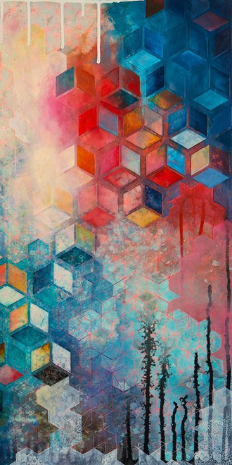 Split Asanoha II Poster Print - Heather Robinson