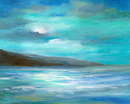 Moon Glow Poster Print - Sheila Finch