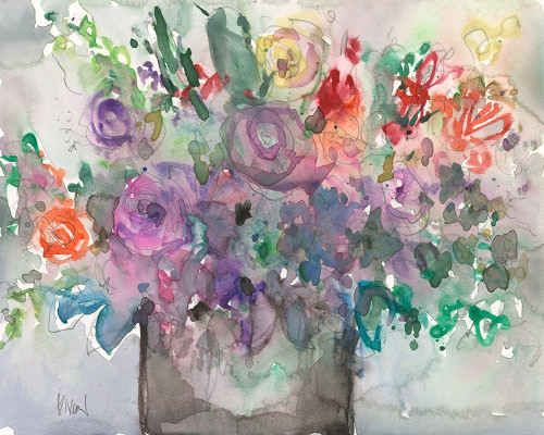The Mixed Water Garden I Poster Print - Samuel Dixon