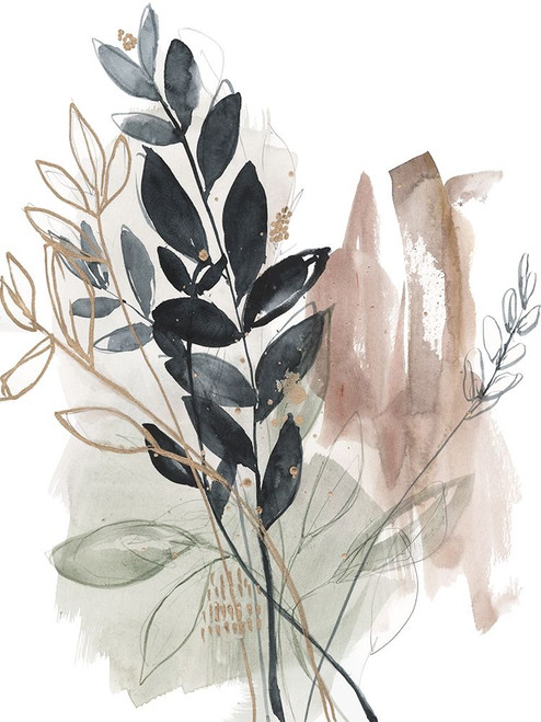 Bundled Leaves II Poster Print - Jennifer Goldberger