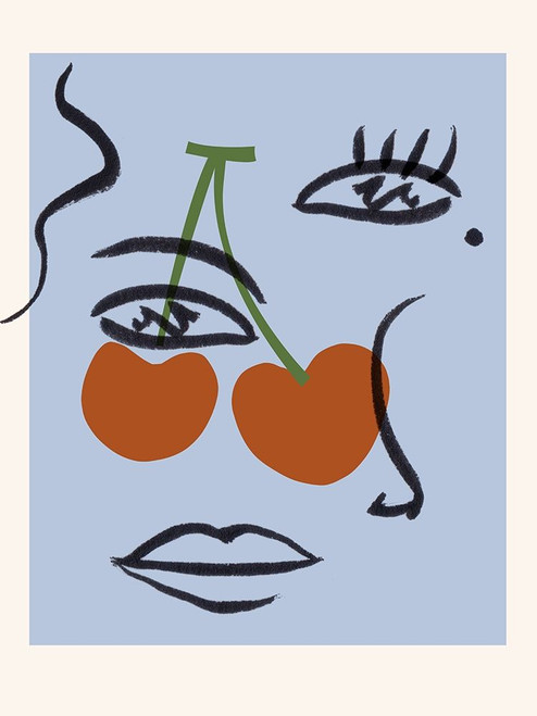 Cherry Baby I Poster Print - Melissa Wang