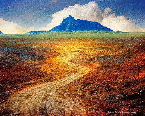 Golden Road II Poster Print - Chris Vest