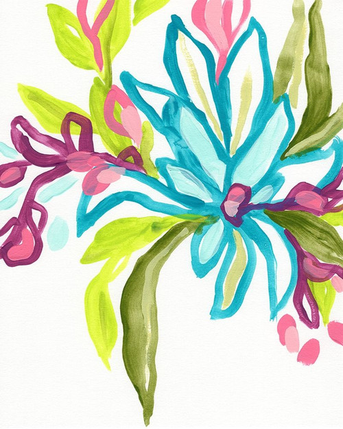 Tropical Sketch II Poster Print - June Erica Vess