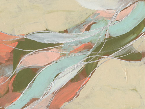 Pastel Waves II Poster Print - Jennifer Goldberger