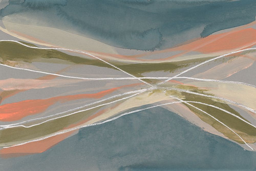 Pastel Undulation I Poster Print - Jennifer Goldberger
