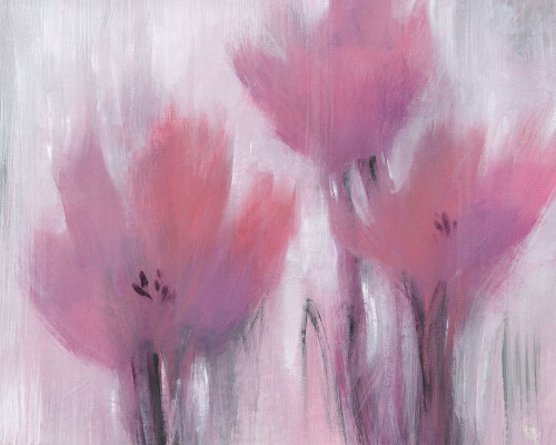 Vibrant Fuchsia Floral II Poster Print - Tim OToole