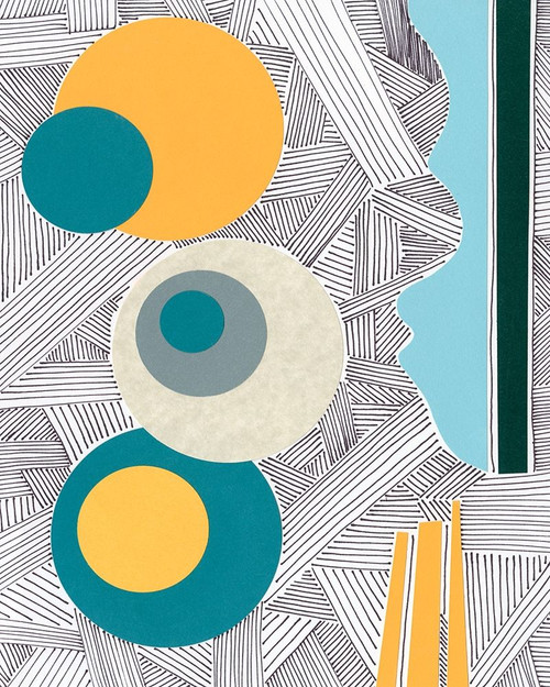 Lines and Shapes I Poster Print - Regina Moore