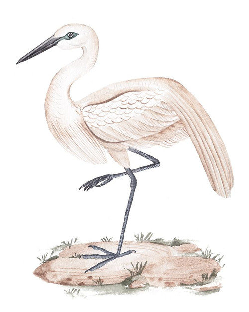 A White Heron III Poster Print - Melissa Wang