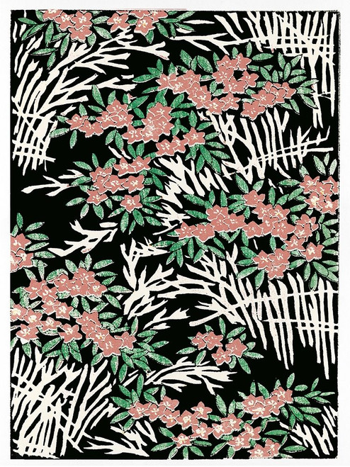 Vintage Woodblock Screen III Poster Print - Design Studio Stellar