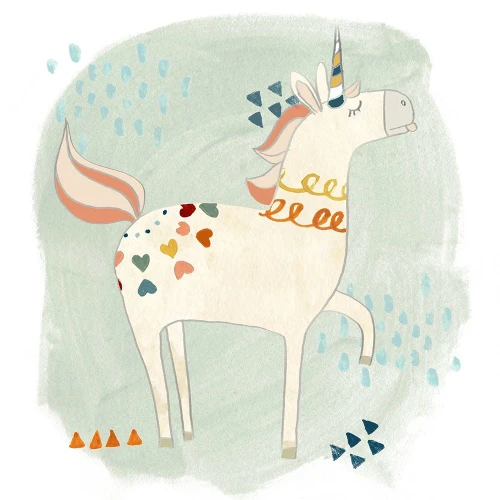 Hipster Unicorns II Poster Print - June Erica Vess