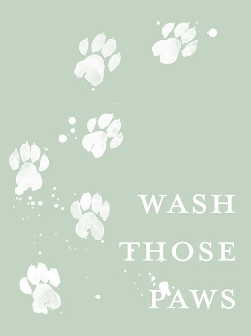 Wash Your Paws III Poster Print - Grace Popp
