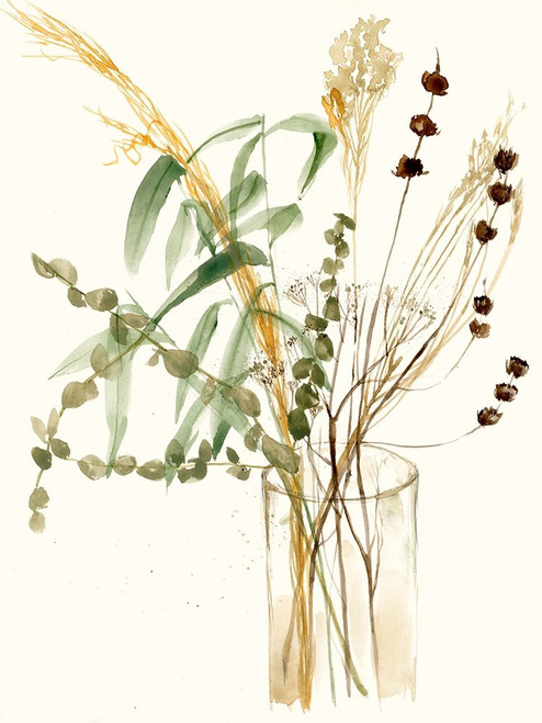 Composition in Vase I Poster Print - Jennifer Goldberger