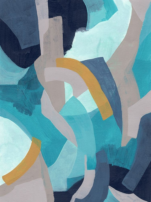 Puzzle Blues II Poster Print - June Erica Vess