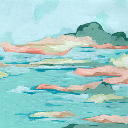 Seafoam Coast II Poster Print - June Erica Vess