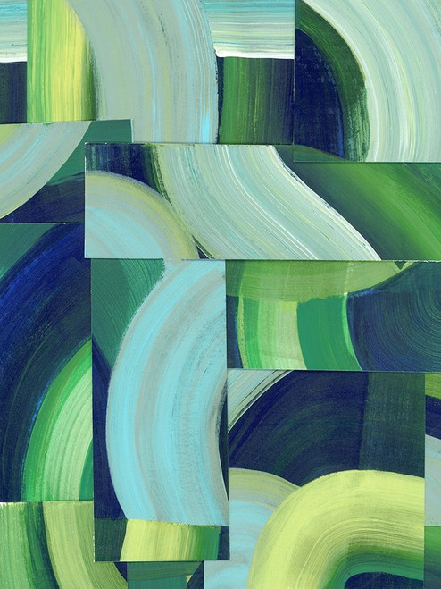 Oceanic Patchwork II Poster Print - Grace Popp